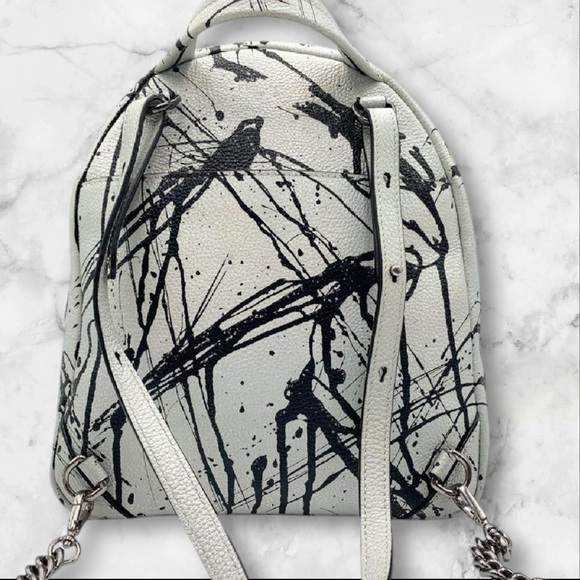 Henri Bendel Splatter Leather Backpack  - Rare Find - Picture 4 of 16